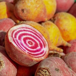 Beets- Candy Cane (with tops)