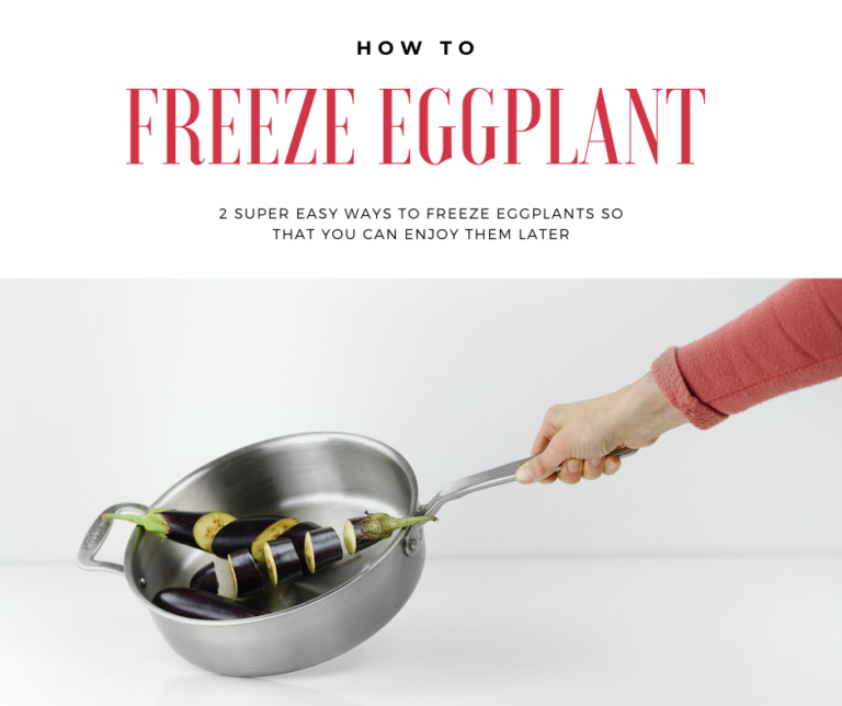 2 Super Easy Ways To Freeze Eggplant
