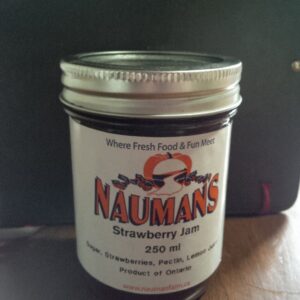Naumans Strawberry Jam 250ml jar