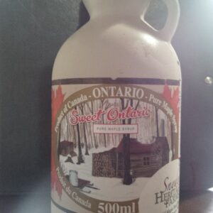 Organic Maple Syrup from Sydner Heritage Farms (500ml-Amber)